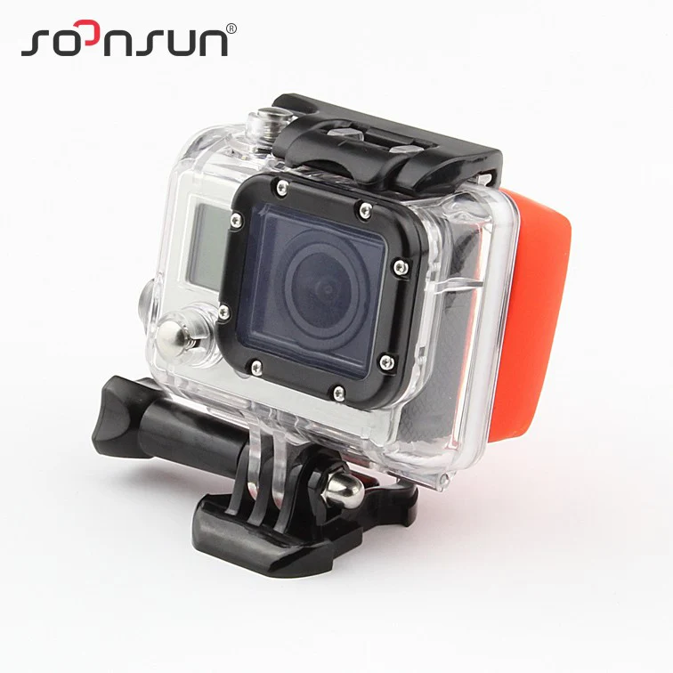 SOONSUN поплавок Floaty коробка с клейкой наклейкой и анти Раковина Губка для GoPro Hero 7 6 5 4 3 для SJCAM для Xiaomi Yi аксессуары