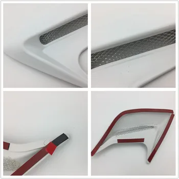 

2Pcs/Set Car Side Air Flow Vent Fender Decoration Sticker for vw caddy opel insignia astra h vw golf 7 bmw x5 e90 e60 e87 e30