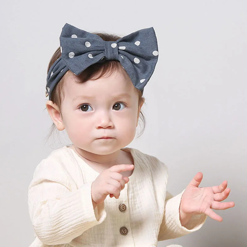 18 Nouveau Bebe Coreen Filles Arc Noeud Bandeau Dot Hairband Elastique Accessoires Cheveux Chapeaux Enfants Coiffe Headwrap Aliexpress