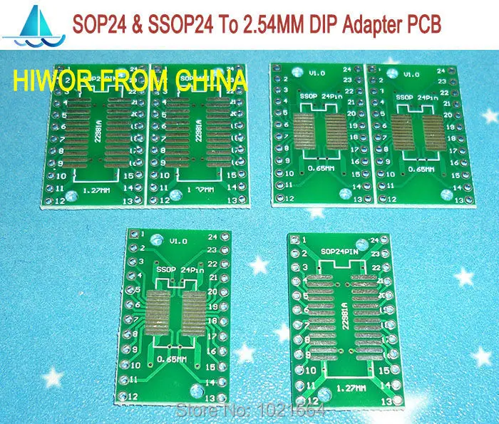 20 шт./лот 1,27 мм Шаг SOP24 Pin и 0,65 мм SSOP24 Pin 2,54 мм DIP24 smd-адаптер окунуться печатных плат коммутационная панель SMD конвертер