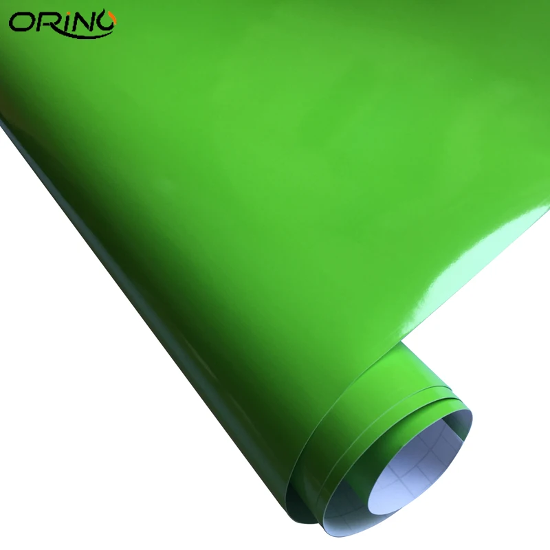 Apple Green Glossy Vinyl Film Sticker-1