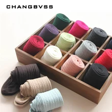 Autumn Winter Girls Pants Toddler Girls Knitted Pantyhose Warm font b Baby b font Girls Tights