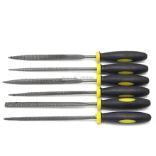 6Pcs/Set 140mm Mini Metal Filing Rasp Needle File Wood Tools Hand Woodworking -B119