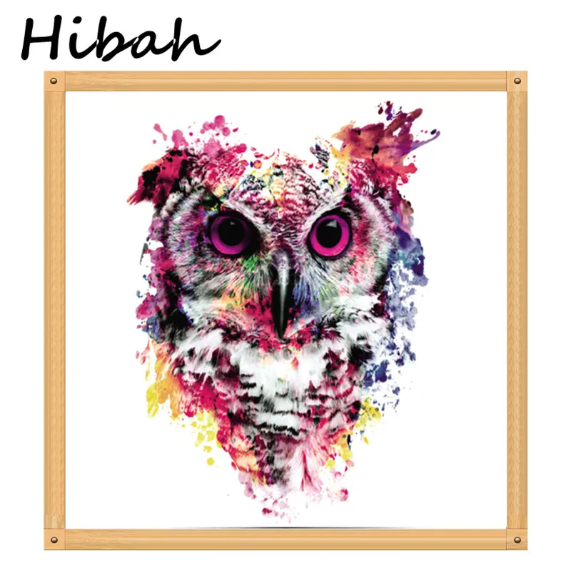 

5D round diamond DIY diamond embroidery "painted owl" wall stickers mosaic mosaic decoration gifts