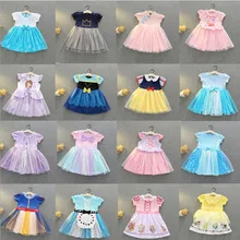 Детское платье принцессы для девочки, Белоснежка, Рапунцель платье Золушки для маленьких девочек bella одежда Sofia Летнее платье принцессы нарядное платье vestido