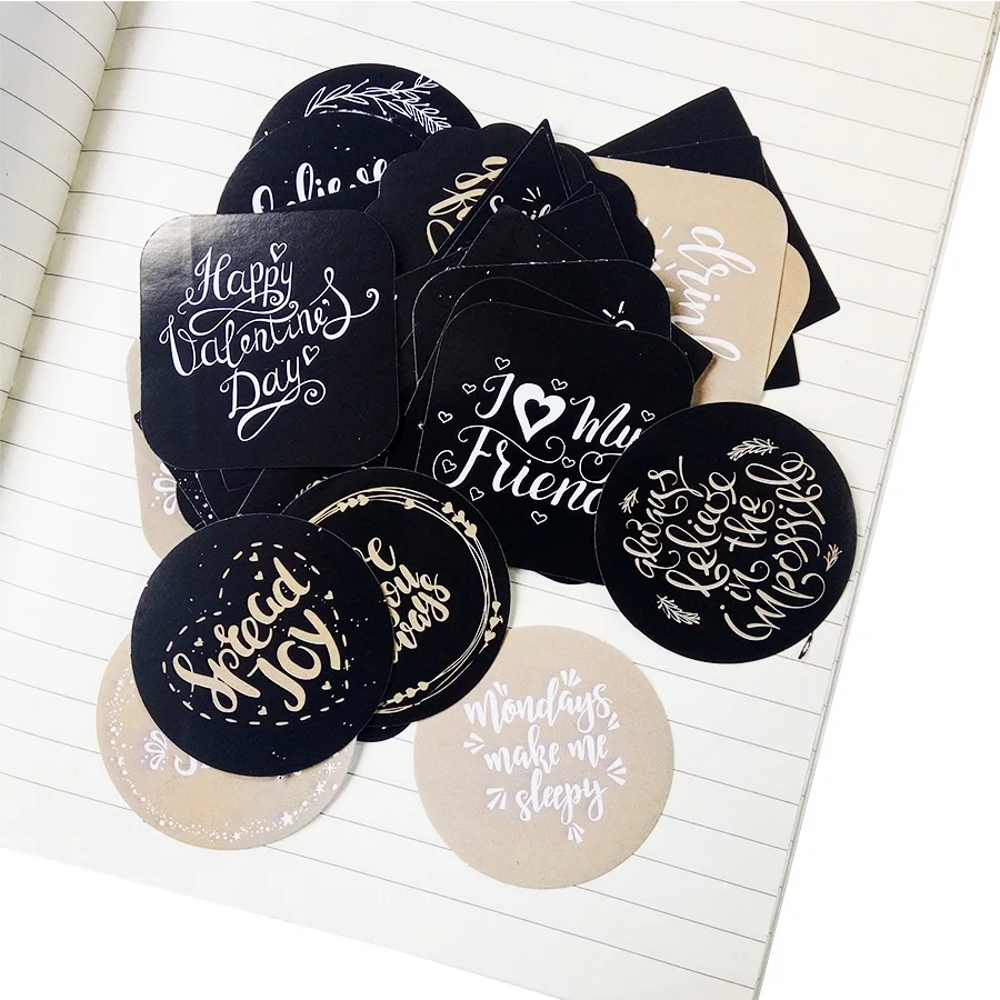 

20 Box/lot Good Night Mini English Blessing Paper Sticker DIY Scrapbooking Sealing Label Decoration Stickers Best Wishes