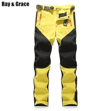 RAY GRACE походные брюки мужские летние водонепроницаемые уличные тянущиеся быстросохнущие брюки треккинговые рыбацкие брюки охотничьи альпинистские горные