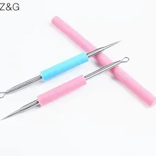 Инструменты для ухода за кожей 2 шт./компл. Угри экстрактор Remover Набор инструментов для удаления угрей Прыщ Пятна комедона Очищающее пор