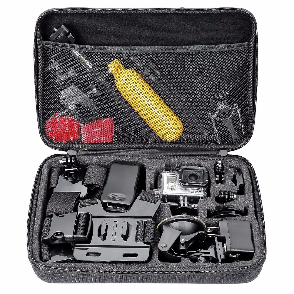 Action Camera Accessories S M L Size Bag for Gopro Hero 6 5 Xiaomi Yi 4K Portable Case Camera Box for Gopro EKEN H9 Sport Camera