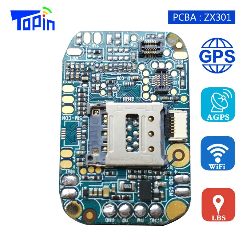 

GPS Tracker GSM Wifi+GPS+AGPS+LBS PCBA ZX301 Make Receive Calls Real-time Tracking Geo-Fence for GPS Locator Android Smart Watch