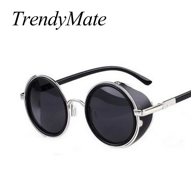 Солнцезащитные очки в стиле стимпанк унисекс винтаж ретро|de sol|oculos de solsteampunk sunglasses