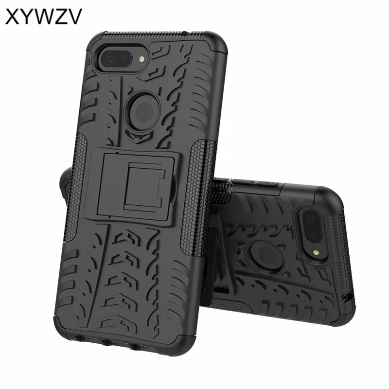 

For Xiaomi Mi 8 Lite Case Shockproof Cover Armor Soft Silicone Hard PC Phone Case Back Cover For Xiaomi Mi 8 Lite Holder Fundas