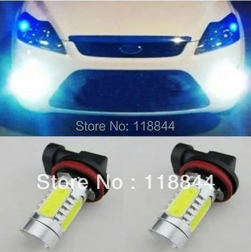 

New Arrival H8 High Power 11W LED Constant Currency DC 10v-24v Cree White HeadLight LED Bulb Fog Lamp Free Shipping 2pcs/lot