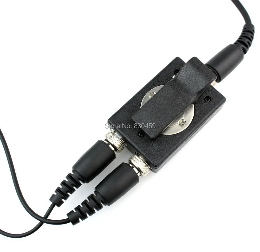 Сверхмощная Военная гарнитура с микрофоном и креплением на горле walkie talkies Baofeng