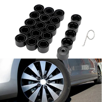 

20Pcs 17mm Car Wheel Nut Caps Bolt Rims for Volkswagen Bora Sagitar Magotan Passat Special Socket Auto Hub Screw Cover