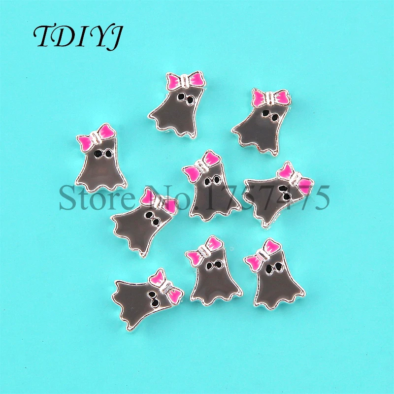 

TDIYJ Wholesale (20 pieces/lot) Cute Girl Ghost Floating Charms fit for Memory Floating Locket Pendant