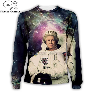 sweatshirt Armstrong космический набор 3d толстовки/толстовка/молния унисекс Женские повседневные милые coseplay астронавт spacesuit-5 - Цвет: sweatshirt