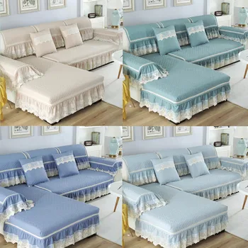 

Modern simplicity Non-slip sofas covers Polyester quilting pieces Four seasons universal fabric sofa cushion furniture covers
