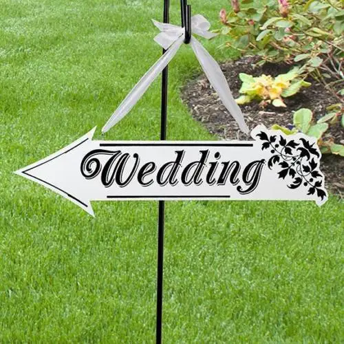 arrow yard signs