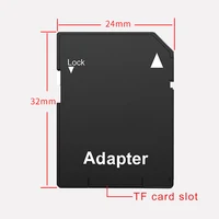 micro sd memory card 2pcs חם מכירה פופולרי Micro SD TransFlash TF כדי SD SDHC Memory Card מתאם להמיר SD Card (5)