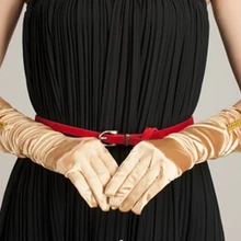 Женские уличные летние перчатки для водителя топ с открытыми плечами Солнцезащитная УФ-защита длинная оперная перчатка