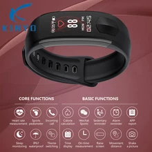 Kinyo новые модные часы Smart Watch браслет Цвет Экран монитор сердечного ритма спортивный смарт-браслет Фитнес наручные часы с функцией трекинга группа