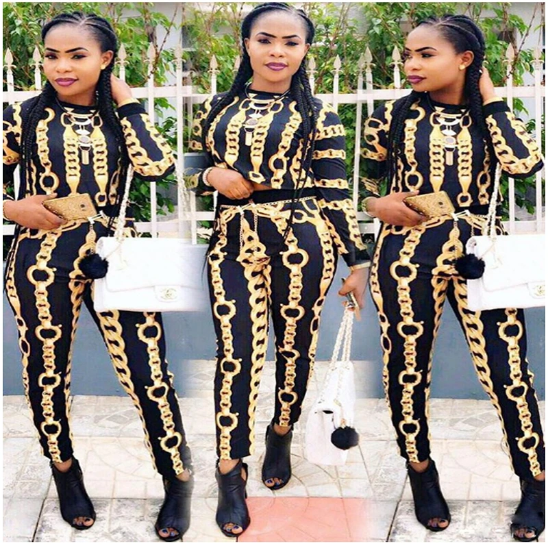 gold chain jumpsuit