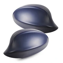 CITALL 2 PCS Right Left Door Mirror Cap Cover Casing Fit for BMW 3 Series E90
