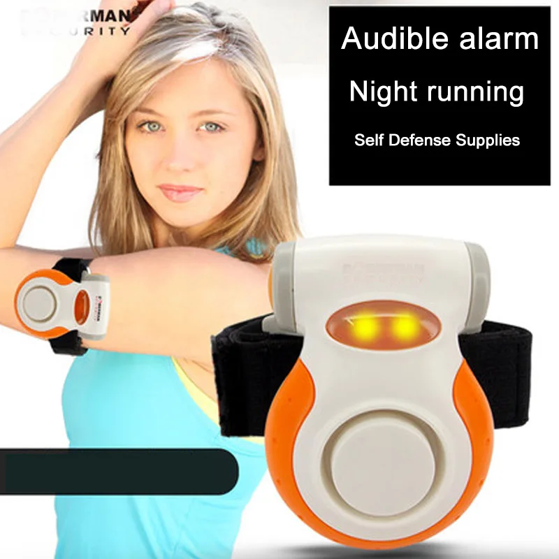 Кнопка питания персональная сигнализация для спорта на открытом воздухе ночью с красной сигнализацией свет открытый бег и езда на