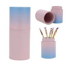 1pcs Empty Stylish PU Makeup Brursh Holder Case Cosmetic Brush Pen Container Special Beautiful Makeup Brush Holder Container
