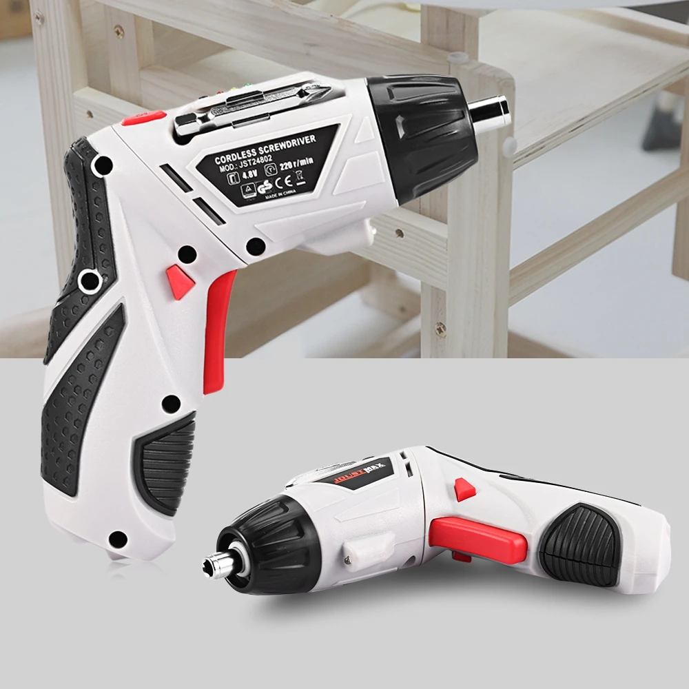 

4.8V Ni-Cd Multifunctional Electric Screwdriver 180 Degree Rotation Rechargeable Electric Drill bits Electric Screwdriver Set