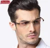 Chashma Pure Titanium Eye Glasses Half Rim Gentlemen Prescription High Quality Optical Eyewear Frame ► Photo 3/6