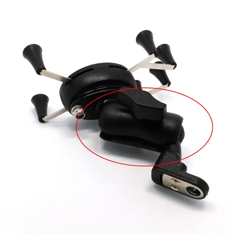  Motorrad Schwarz Telefon GPS Halter Halterungen Feste Ball Halter Isolieren Dämpft Schock Basis Mit