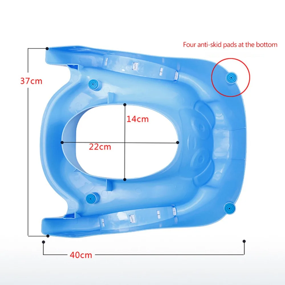 Складной Детский горшок для младенцев, детское сиденье для унитаза с регулируемой лестницей, удобная спинка, милый мультяшный горшок