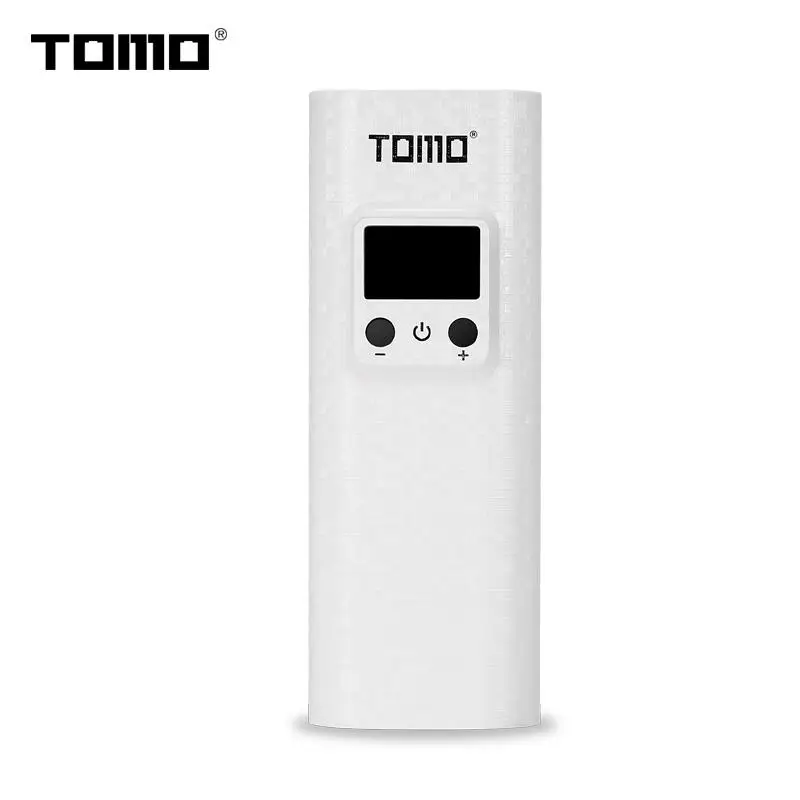 

TOMO Q2 USB Li-ion Intelligent Battery Charger Portable LCD Smart DIY Mobile Power Bank Case with Flashlight for Smartphone