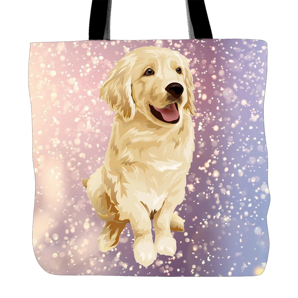 golden retriever tote bag