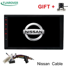 Funrover 2g + 32g 2 Din Android de Dvd Del Coche Para Nissan Qashqai x-trail Almera Pathfinder Teana nota Juke Reproductor Multimedia Gps Real