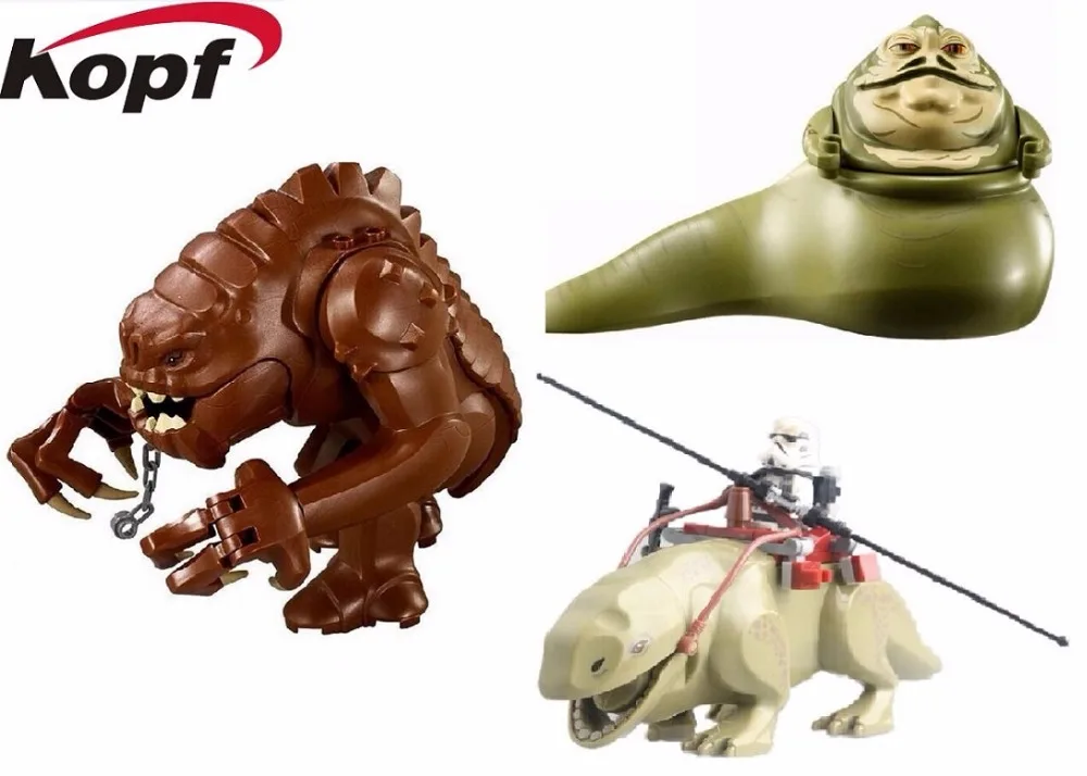 PG629 PG634 PG26 Star Wars Legacy Collection Jabba s Rancor Smaug Figures font b Building b