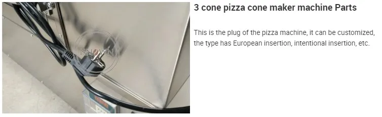 Заводская цена машина для пиццы в рожке электрический 3 конус производитель пиццы печь для пиццы на продажу