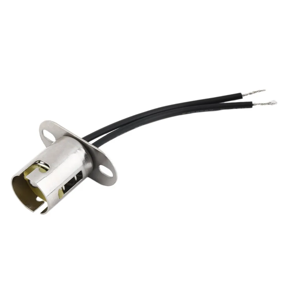 New 1 x 1157 BA15D LED Light Bulb Car Turn Singal Socket Wire Plug