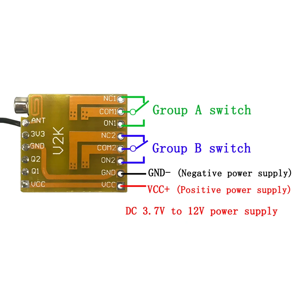 2ch Relay Wireless Remote Control Switch 433mhz Rf Mini Small 3 7v 5v 6v 9v 12v Momentary Controller Module Trigger Reset Button Remote Controls Aliexpress 2ch Relay Wireless Remote Control Switch 433mhz Rf Mini Small 3 7v 5v 6v 9v 12v Momentary Controller Module Trigger Reset Button Remote Controls Aliexpress