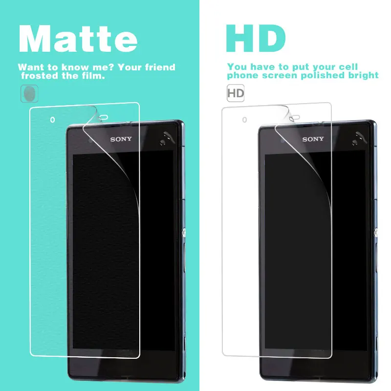 Прозрачная глянцевая пленка HD для Sony Xperia Z1s 4G LTE C6916 5 в матовой пленке Антибликовая