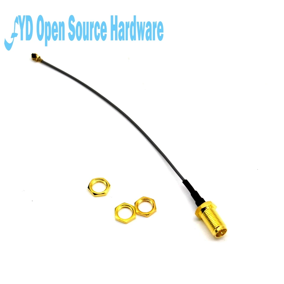 1pcs Extension Cord RF Connector RP SMA Jack Male Pin to ufl./ IPX IPEX Adapter 1.13mm Pigtail Cable