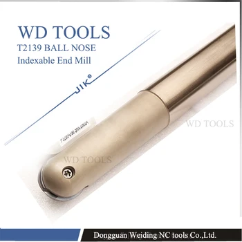 

Free Shipping C32-10R-300-1T T2139 T2139- Indexable Ball Nose milling cutter COPY mill for finish machining C32 end mill