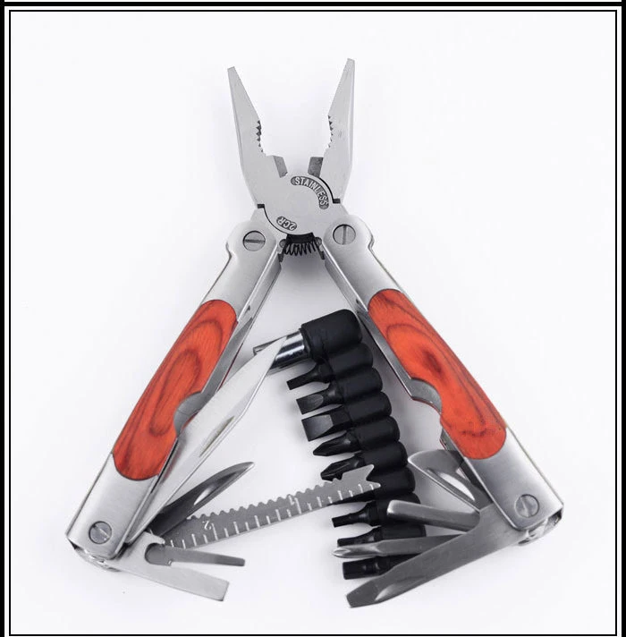 Multi functional Stainless Steel Pocket Multitool Army Survival Folding