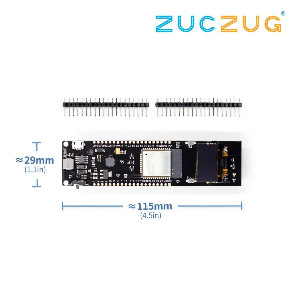 0,96 дюймовый oled-дисплей 18650 литиевая батарея WiFi Bluetooth щит ESP32 ESP-32 ESP8266 CP2102 модуль макетной платы