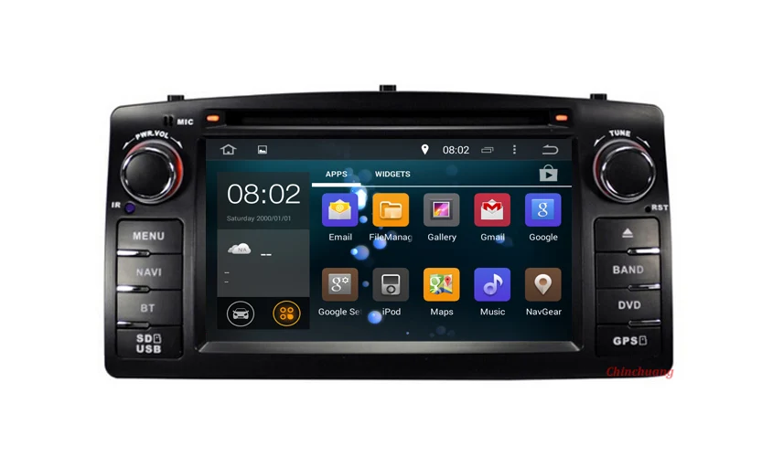 Flash Deal Android 9.0 Car DVD Player for Toyota Corolla E120 2003-2006 BYD F3 Radio Tape Recorder GPS WiFi, Support DAB+ DSP OBD TPMS 4G 19