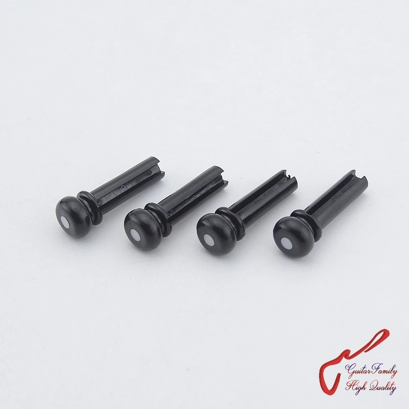 

1 Set ( 4 Pieces ) ABS Acoustic Bass Bridge Pins ( Black ) Made In Korea