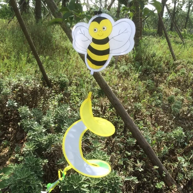 1pc Cute Bee Turtle Parrot Frog Colorful Wind Spinner Lawn Garden Yard Outdoor Decor Kids Toy Animal Spiral Windmill In From Toys Hobbies