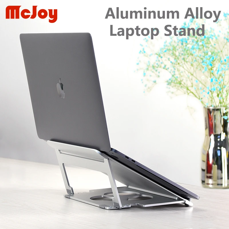 

Folding Portable Dual-purpose design Aluminum Alloy Laptop Stand Bracket Cooler Cooling Pad for 10-17inch Notebook